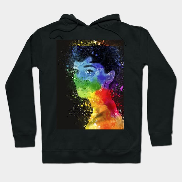 Audrey Hepburn retro Hoodie by PrintstaBee